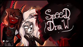 Speed Draw My OCs as Hellborn (Damnare Valley x Helluva Boss)