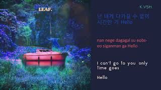 K.VSH (캐시)- Hi (Feat. OLNL, WAY) lyrics (HANGUL/ROMANIZATION/ENGLISH) chords