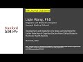 Liqin Wang - Development and Validation of a DL Model for Earlier Detection of Cognitive Decline