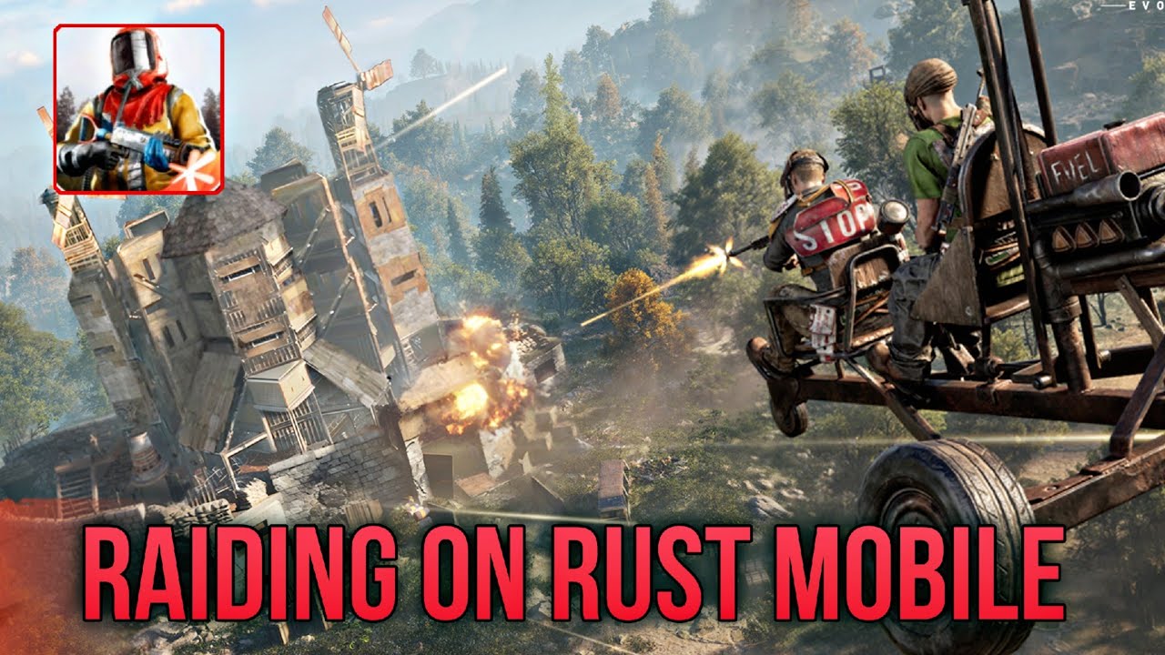 Raiding On Rust Mobile - Rust Mobile