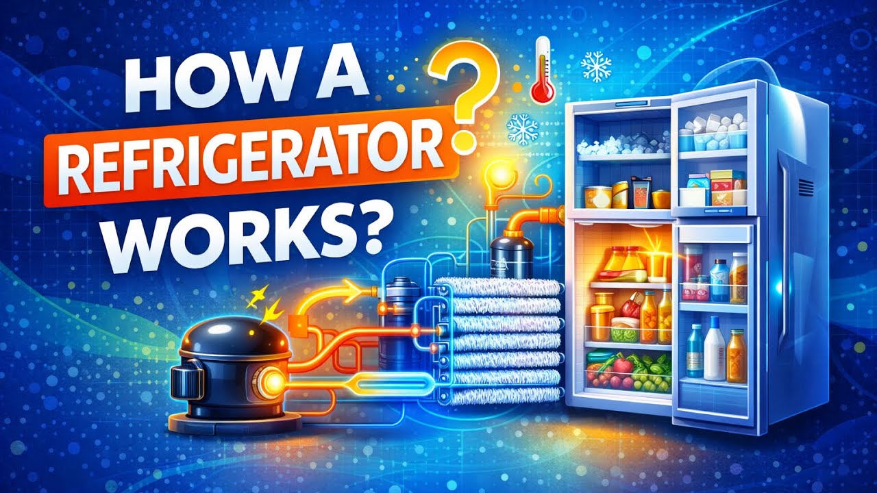 How Does a Refrigerator Work in 6 minutes? - YouTube