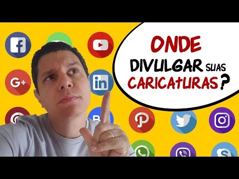 ONDE DIVULGAR SUAS CARICATURAS? FACE, INSTA, GOOGLE, SITE?