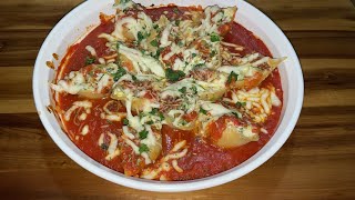 Stuffed Jumbo Shell / Creamy & Cheesy Jumbo Shell / Vegetarian Recipe #boski by Dine In With Boski 61 views 1 year ago 3 minutes, 33 seconds