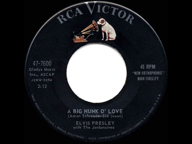 1959 HITS ARCHIVE: A Big Hunk O’ Love - Elvis Presley (a #1 record) class=