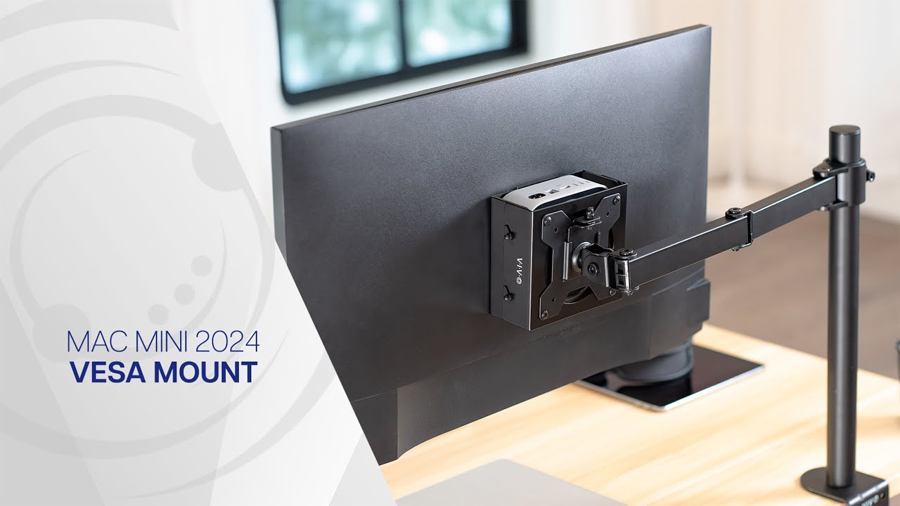 VESA / Clamp / Desk Mount Designed for Mac Mini M4 and M4 Pro