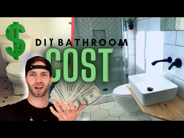 DIY Bathroom Remodel Cost (More $$$ than I expected!) cover