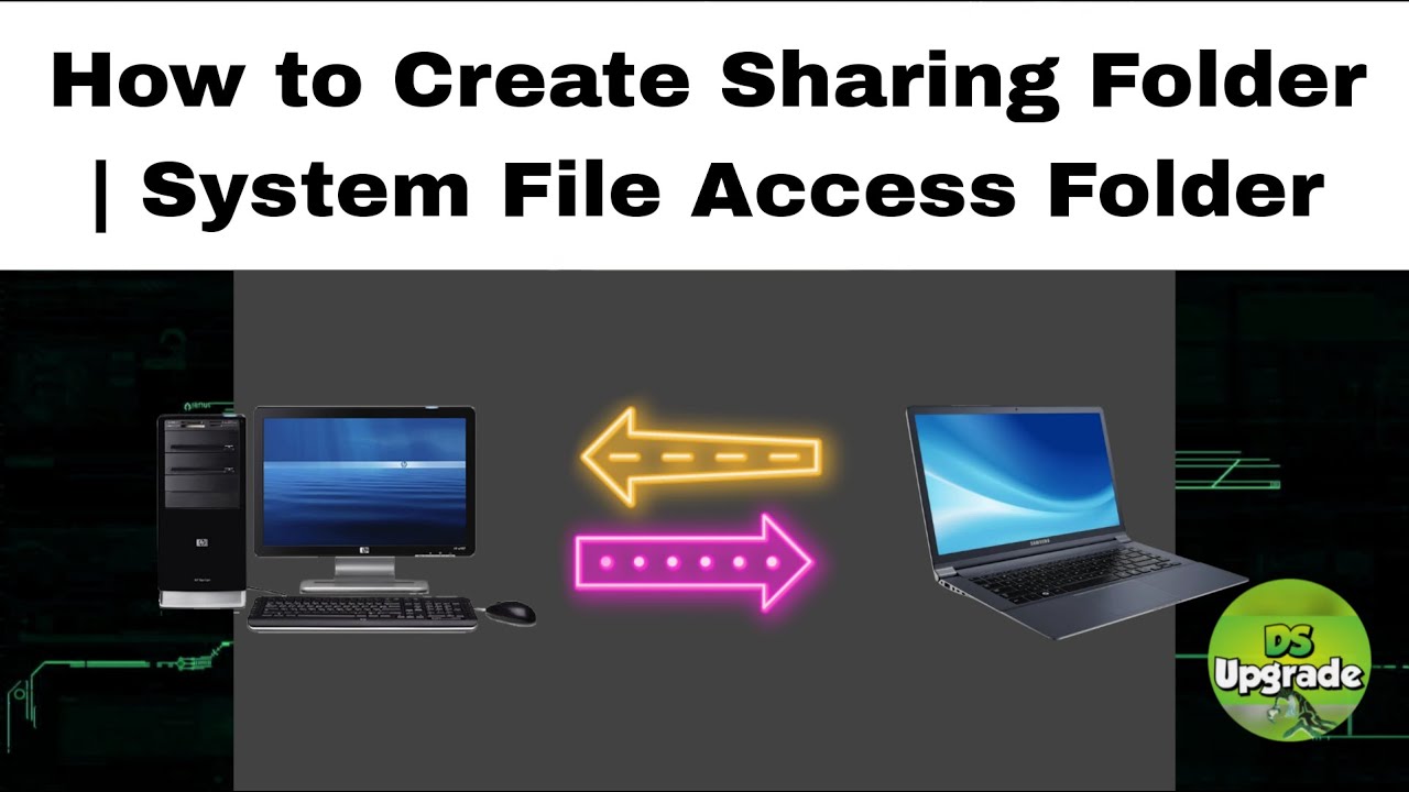 How to Create Sharing Folder | System File Access Folder | Sharing ...