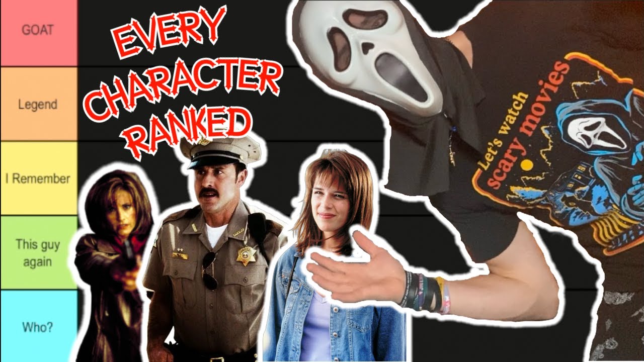 Every Character in the Scream Franchise Ranked (Tier List) - YouTube