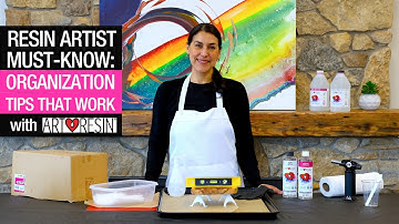 Organize Your Resin Art Space Like a Pro | Tips From Set-Up to Clean-Up