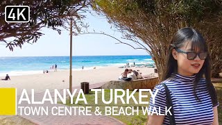 Alanya, Turkey In The Spring | Centre & Beach Walking Tour & Cat Village Türkiye