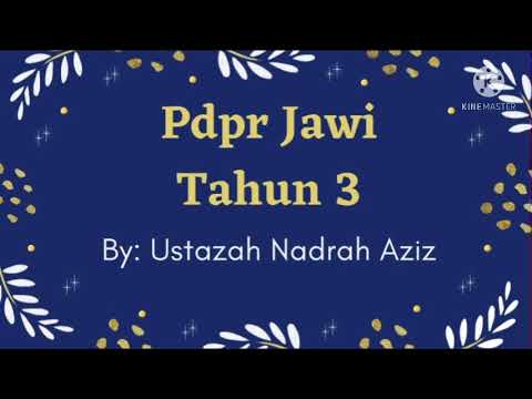 Pdpr Jawi Tahun 3 03 03 2021 Penggunaan Huruf ة Ta Marbutah ى Ye Youtube