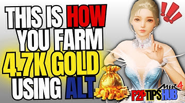 MIR4 2025 GOLD FARM GUIDE 💰 | Fastest F2P Method Using ALT Account