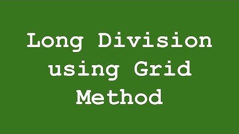 TEK 4.4F Grid Method 4 digit x 1 digit Long Division (Day 2)