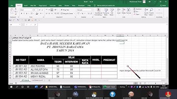 PENGGUNAAN FUNGSI LOGIKA IF, AND, OR & NOT PADA MICROSOFT EXCEL
