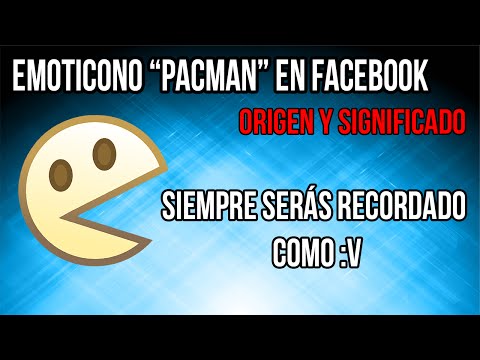 Emoticono :V Pacman de Facebook de donde salio, significado e historia