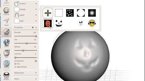 123D Meshmixer: Stencil a Model