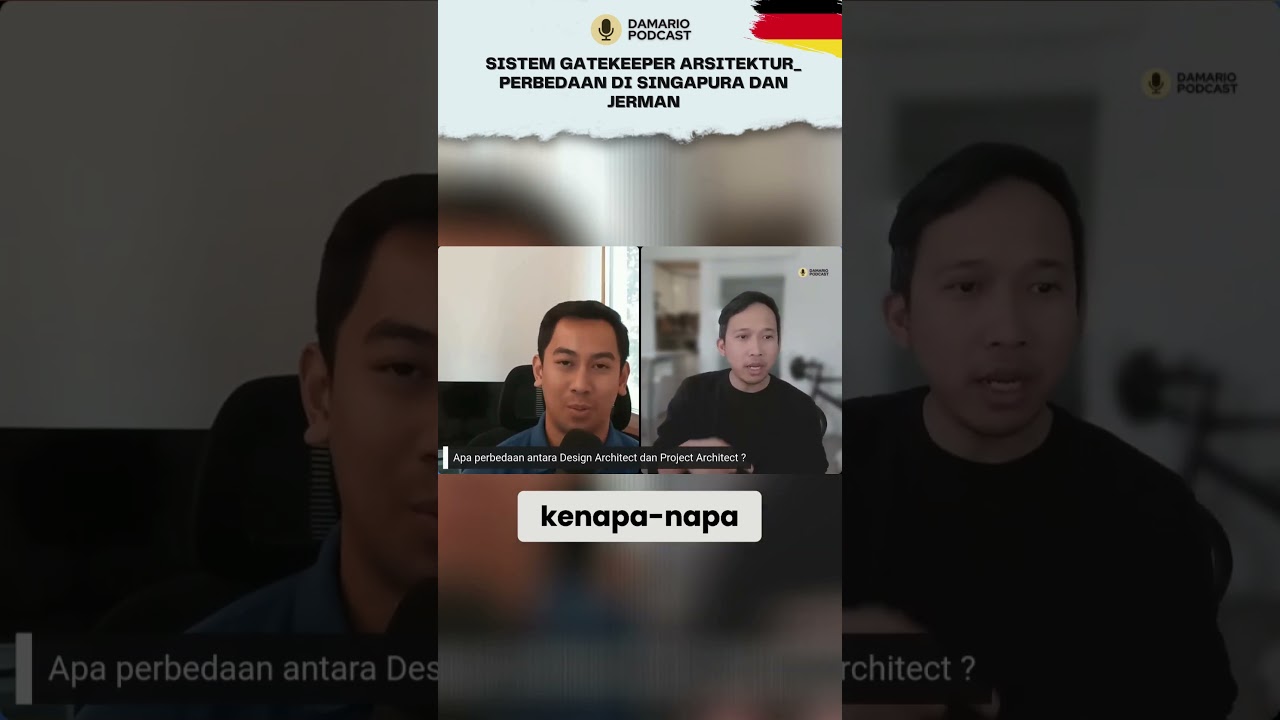 Sistem Gatekeeper Arsitektur  Perbedaan di Singapura dan Jerman 