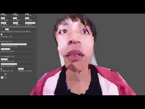 Kinect x openFrameworks x Delaunay ver.0