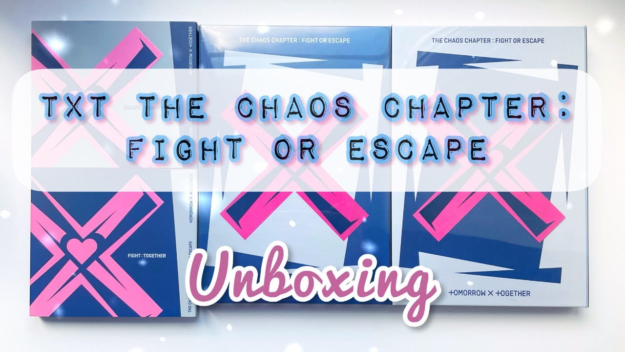🛹 Распаковка альбома Tomorrow X Together (투모로우 바이 투게더) The Chaos Chapter: Fight or Escape 🛹