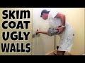 Skim Coat Ugly Textured Walls with a Paint Roller Tips Tricks and Tools