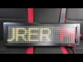 PioneerLED.uk 12V LED Scrolling Sign Car Display