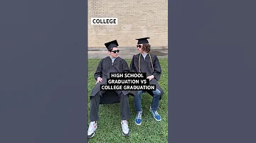 all downhill from here #collegelife #americanhighshorts #graduation #school #college #classof2024