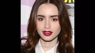 Lily Collins age 1 to 28