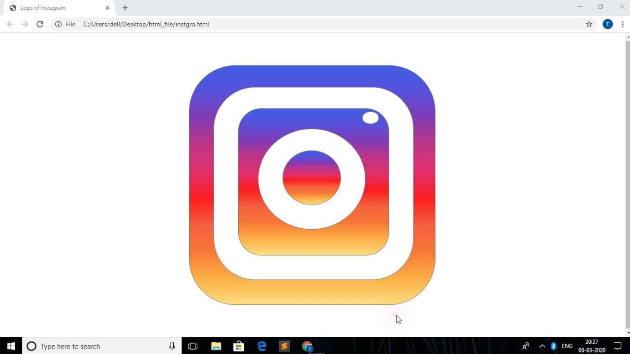 Instagram Logo Create By Html YouTube Instagram Logo Create By Html YouTube