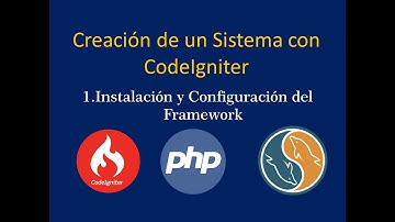 Sistema de ventas desde Cero con CodeIgniter - Instalación y Configuración del Framework