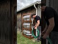 Este hombre creó el sistema perfecto para aprovechar el agua de lluvia #viral #ecológicos #diy
