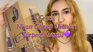 Gratis Nivea Güneş Ürünleri Sürpriz Kutusu Açılımı