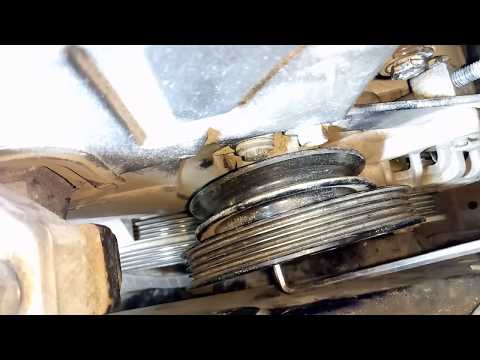 Как одеть несколько шкивов на вал помпы. замена ремня генератора hyundai accent