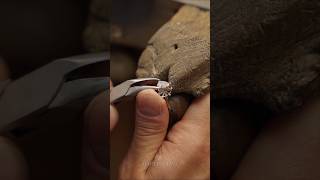 Creating engagement ring for our colleague. Diamond jewellery making process 💍
