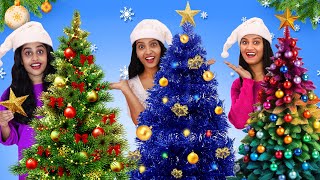 3 CHRISTMAS TREE MAKING CHALLENGE 🤩 | വാശിയേറിയ ക്രിസ്മസ് ട്രീ മത്സരം | PULLOTHI