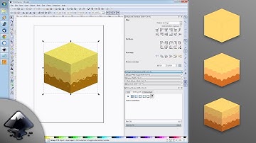 Isometric Block Tile - Desert - Inkscape - 2d Game Art
