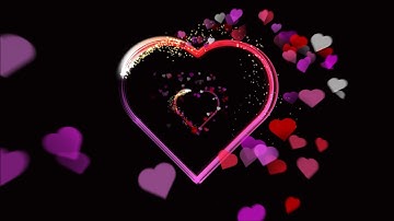 Valentines Day Hearts Vj Loop Video | 4K Video | No Copyright Motion Background Video