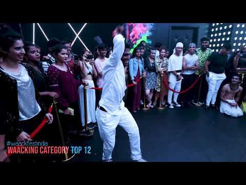 Waacking Battle Bunny vs Mekhola TOP 12 #WaackfestIndia