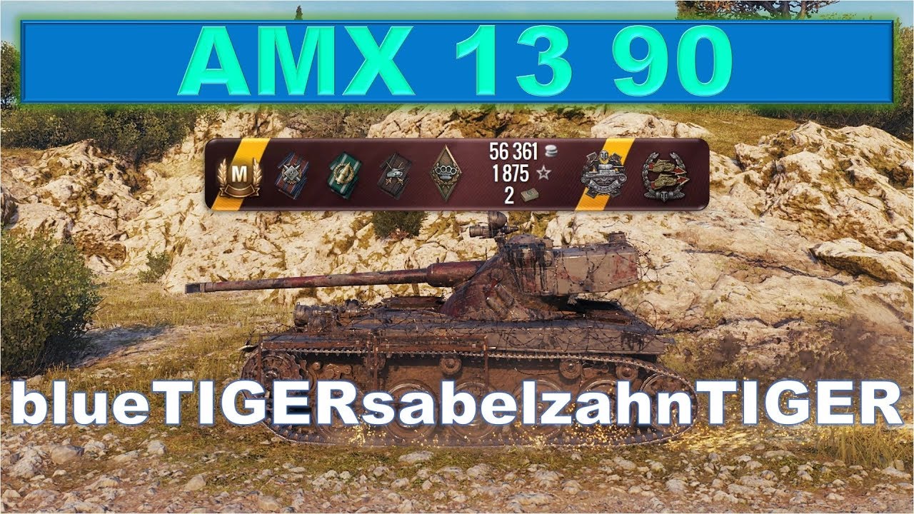 World Of Tanks - AMX 13 90 - Abbey, // ACE // Pascucci medal, Confederate