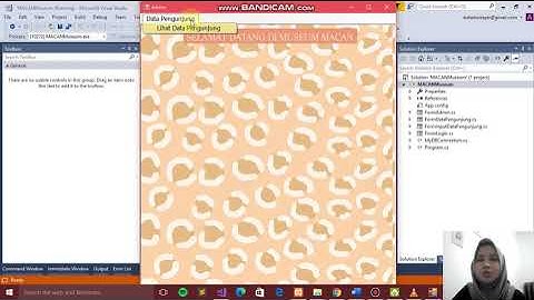DEMO APLIKASI MUSEUM MACAN (UAS PEMROGRAMAN VISUAL)