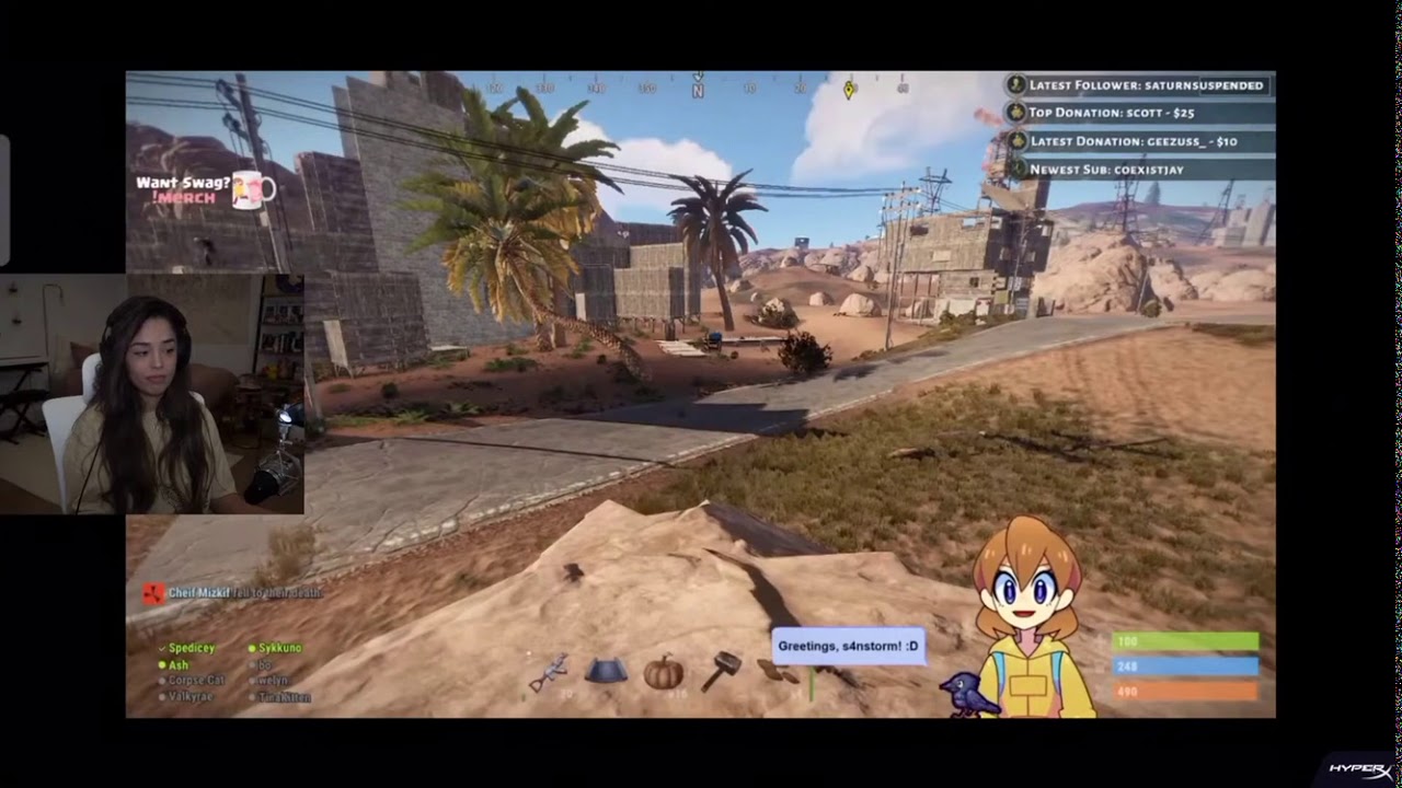 Rae starts to cry on stream after watching Ash being left out