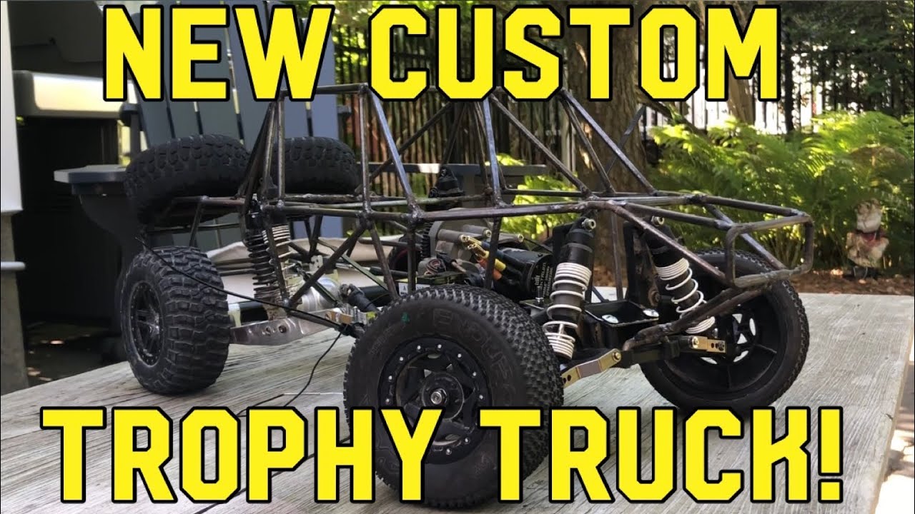 New custom trophy truck! (1/10 scale Rc) - YouTube
