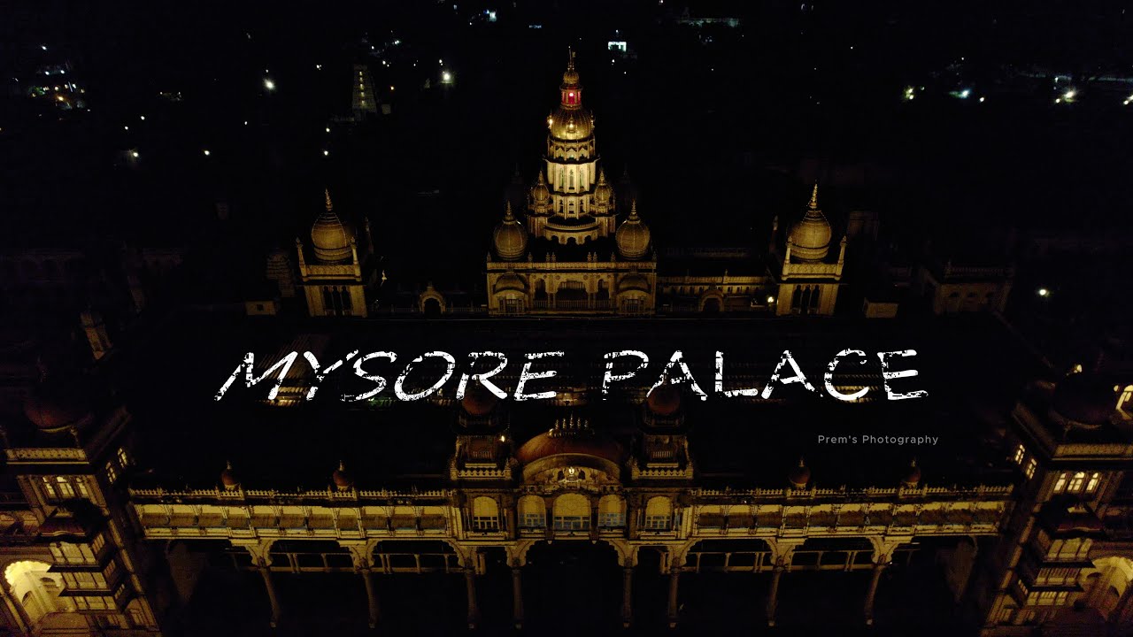 A RARE VIDEO OF THE  MYSORE PALACE | DRONE VIEW | CINEMATIC.
