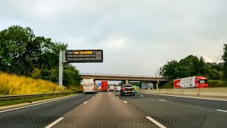Driving on M6 - England