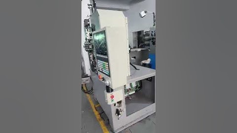 6 axes 4mm CNC spring coiler #SpringMachine #SpringCoilingMachine #SpringCoiler #RingMakingMachine