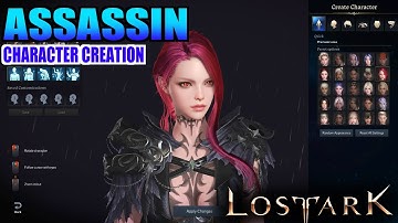 𝗔𝗦𝗦𝗔𝗦𝗦𝗜𝗡 character creation - 𝗟𝗼𝘀𝘁 𝗔𝗿𝗸 Beta (Nov. 2021) - New Korean MMORPG