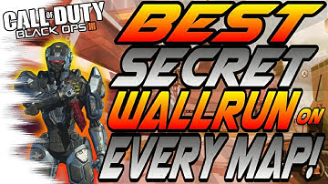 The BEST SECRET WALLRUN on EVERY Map! - DLC & Base Maps (Black Ops 3 Spots/Glitches)