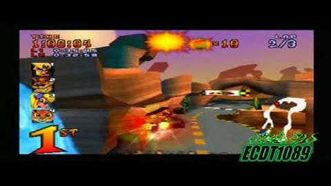 Crash Team Racing [Playthrough] Part 18: Dingo Canyon (Trophy Race)