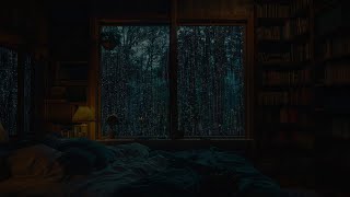 Relaxing Rainfall in the Woods  Rains Sound For Sleeping  A Good Sleep