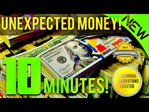 ?RECEIVE UNEXPECTED MONEY IN 10 MINUTES! MIRACLE SUBLIMINAL AFFIRMATIONS BOOSTER! - REAL RESULTS!