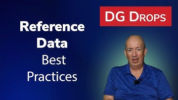 DG Drops: Reference Data: Best Practices